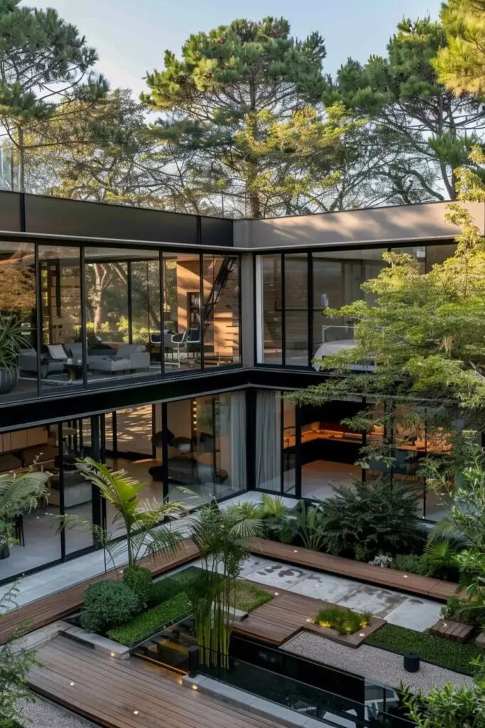 1-courtyard-house-garden - Handy Home