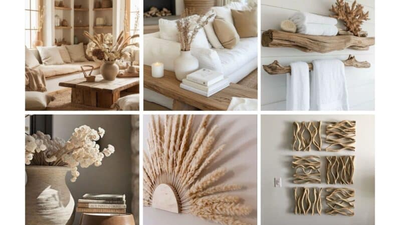 View of Decor from natural materials: Bringing the outdoors inside