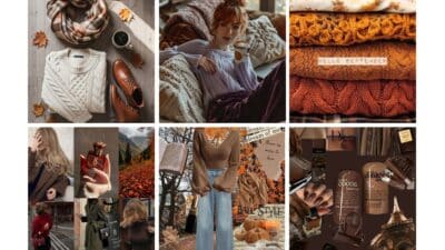 Cozy autumn fashion collage with sweaters, scarves, boots, and seasonal decor. Perfect for fall style inspiration and seasonal vibes.