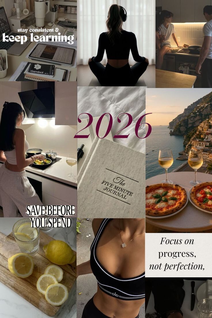 9bd1d2a6-8efd-4baf-86d1-6b5b8184452b Collage of lifestyle images promoting learning, fitness, travel, cooking, and financial tips with inspiring quotes for 2026 goals. - Handy Home Collage of lifestyle images promoting learning, fitness, travel, cooking, and financial tips with inspiring quotes for 2026 goals.