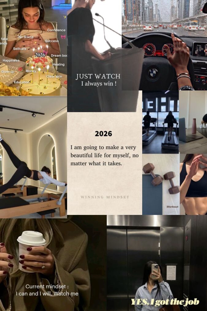 Owning myself Collage of empowerment and success themes: birthday, gym, driving, career goals, mindset quotes, and lifestyle. - Handy Home Collage of empowerment and success themes: birthday, gym, driving, career goals, mindset quotes, and lifestyle.